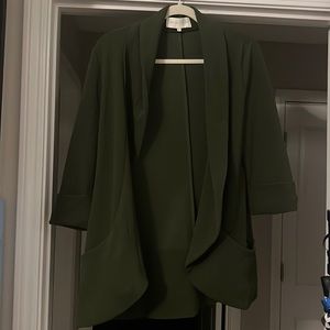 FrenchMauve Melanie Knit Tunic Blazer, Size Large